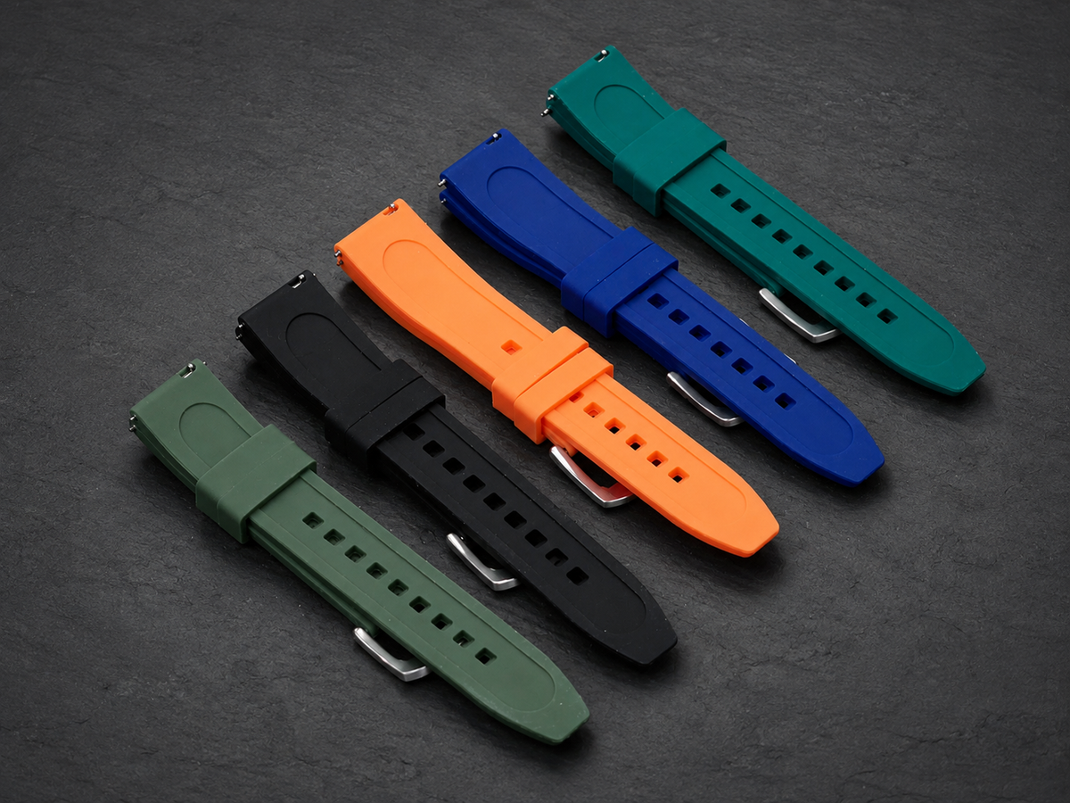 Moss Green Silicone Watch Strap