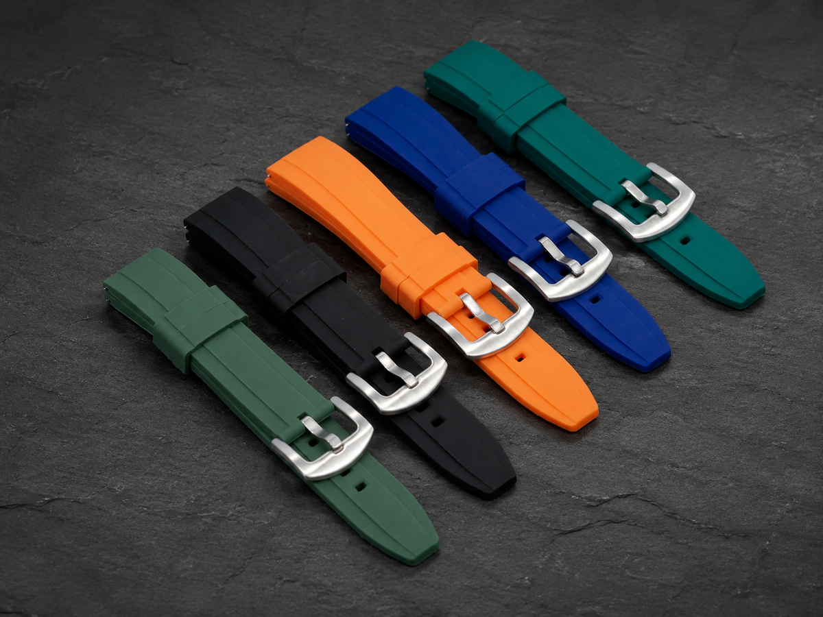 Moss Green Silicone Watch Strap